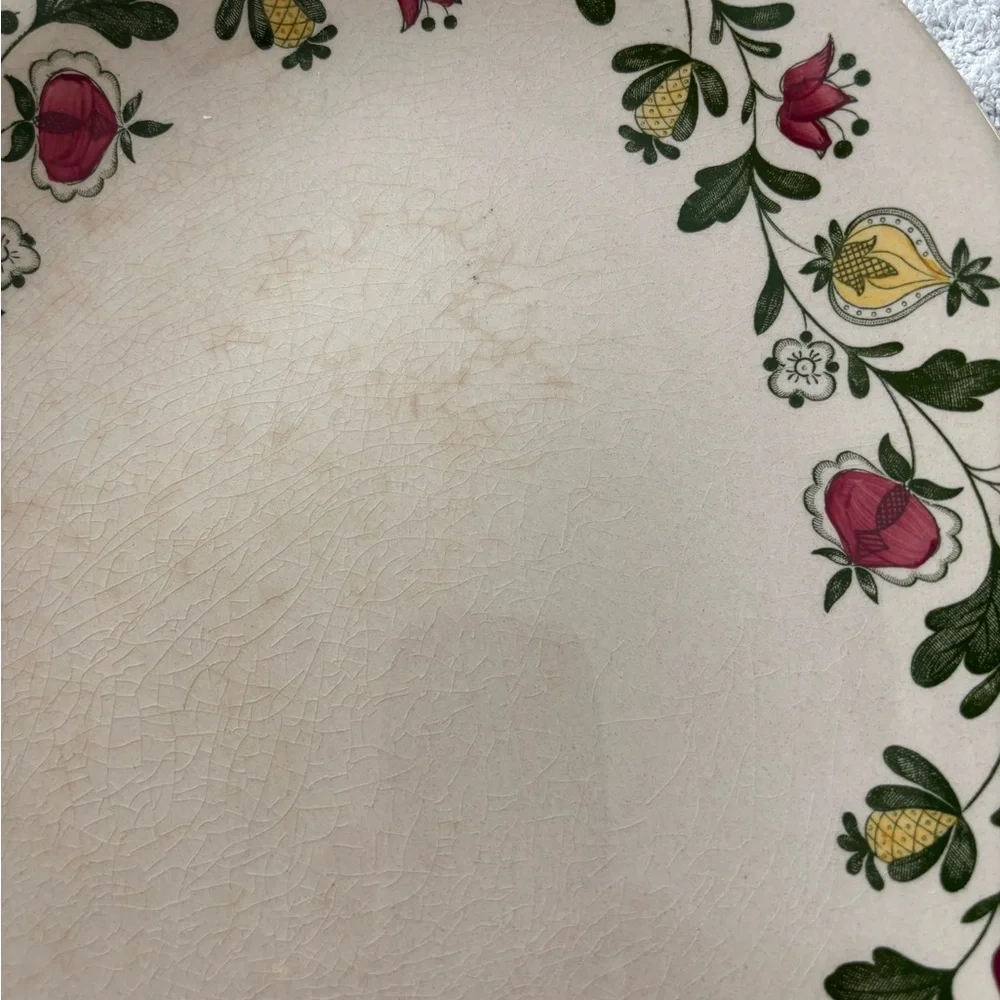 Staffordshire old granite‎ England platter.